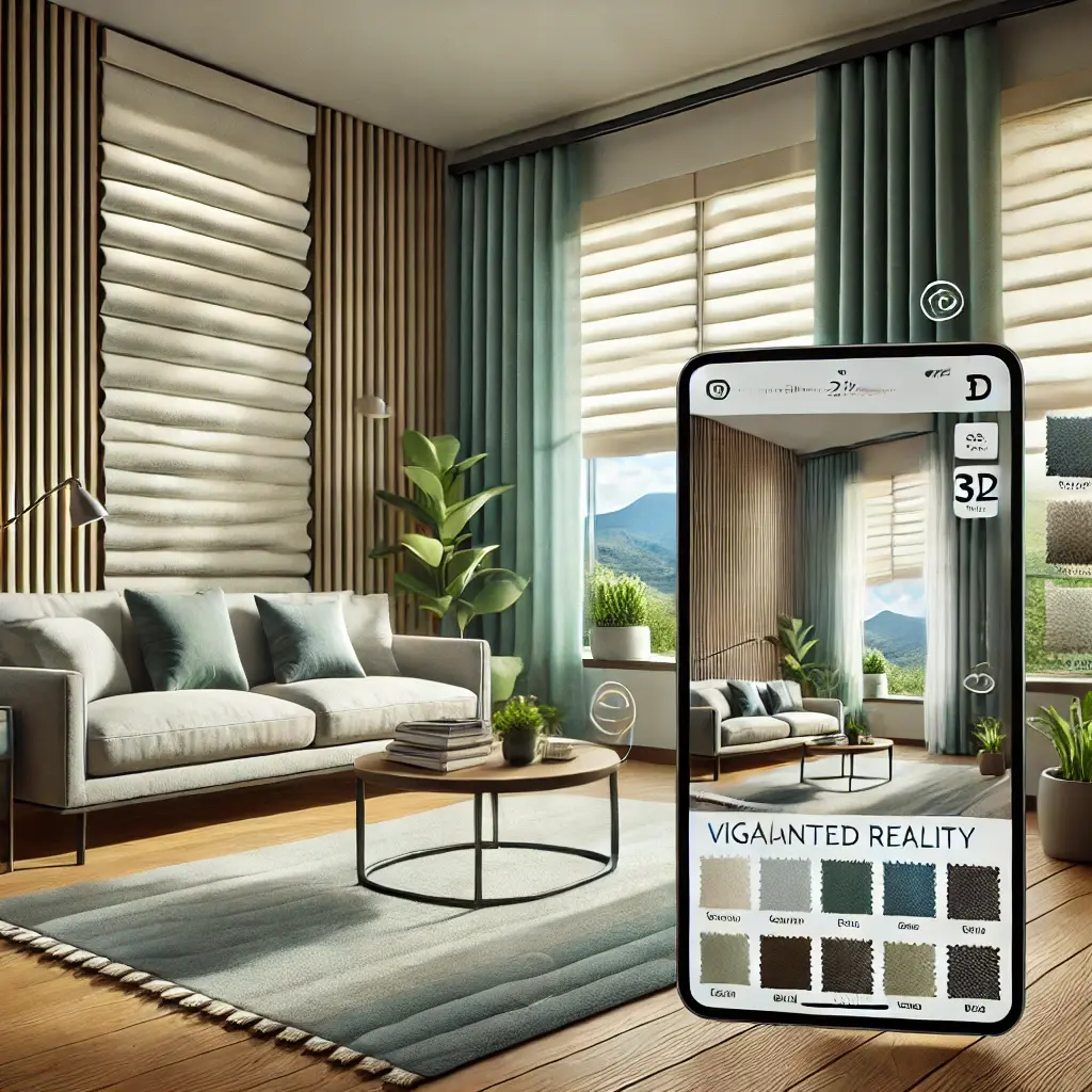 Outils de visualisation 3D et réalité augmentée pour rideaux - innovation technologique